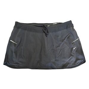 Nike Dri-Fit‎ Skort Black Size XL Athletic Running Tennis Golf Activewear